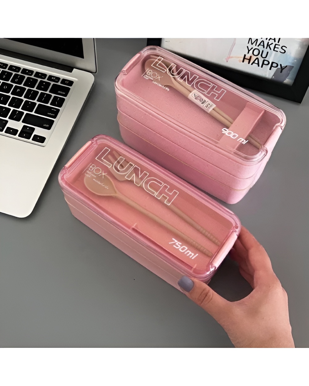 ظرف غذای سه طبقه مقاوم و ضد نشت