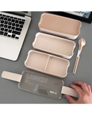 لانچ باکس سه طبقه با دسته و درب ایمن