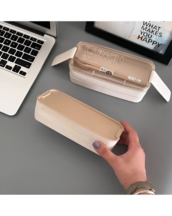 ظرف غذا سه طبقه پلاستیکی با قفل محکم