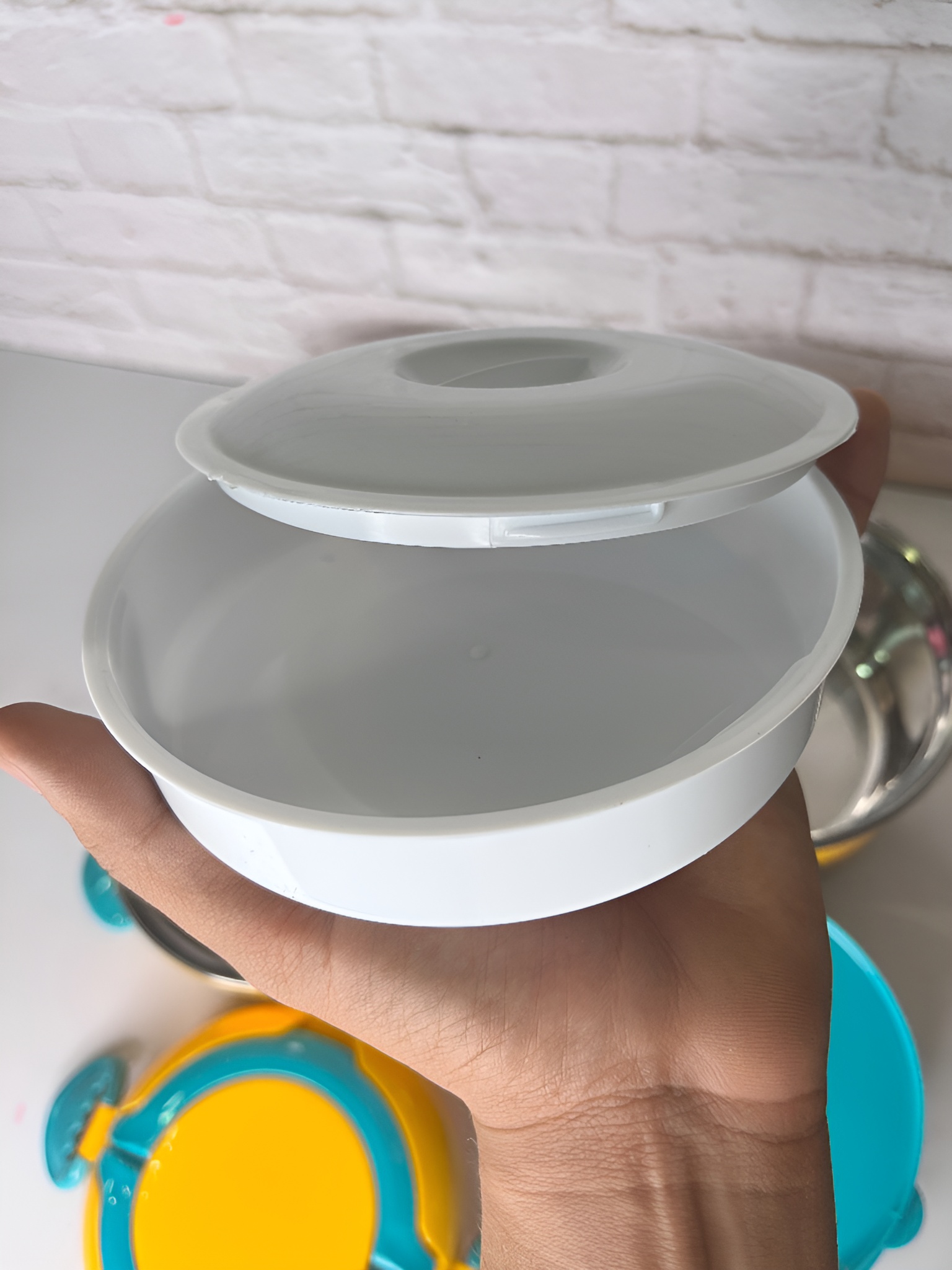 ظرف غذا استیل سه طبقه ضد نشت