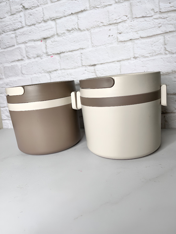 ظرف غذا استیل تکطبقه با طراحی شیک