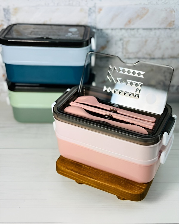 ظرف ناهار دوطبقه با طراحی مدرن ENJOY