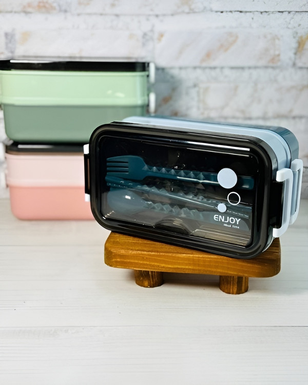 لانچ باکس فانتزی دوطبقه برند ENJOY