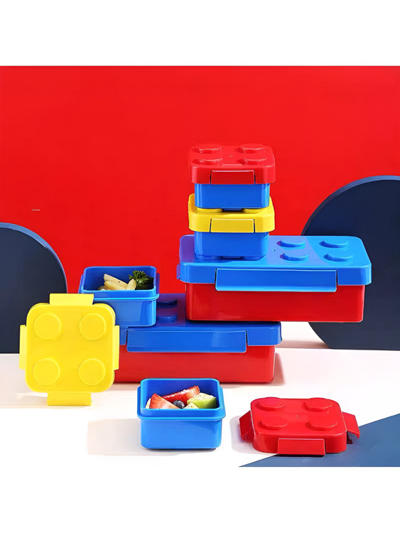 ظرف ناهار طرح لگو مناسب مدرسه و سفر