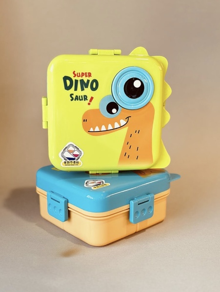 ظرف غذا پلاستیکی کودک با طراحی کارتونی