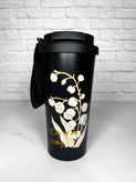 تراول ماگ استیل Lily of the Valley با طراحی لوکس