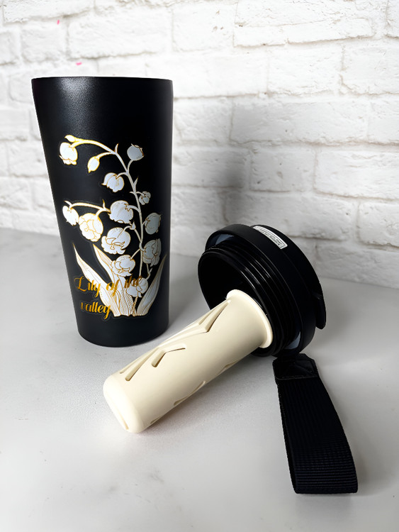 تراول ماگ مدرن و خوشدست مدل Lily of the Valley