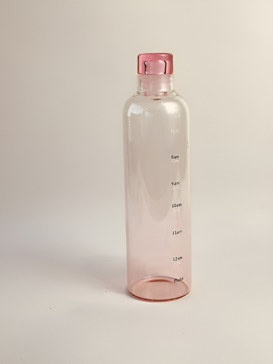 بطری شیشهای مقاوم با درب ضد نشت