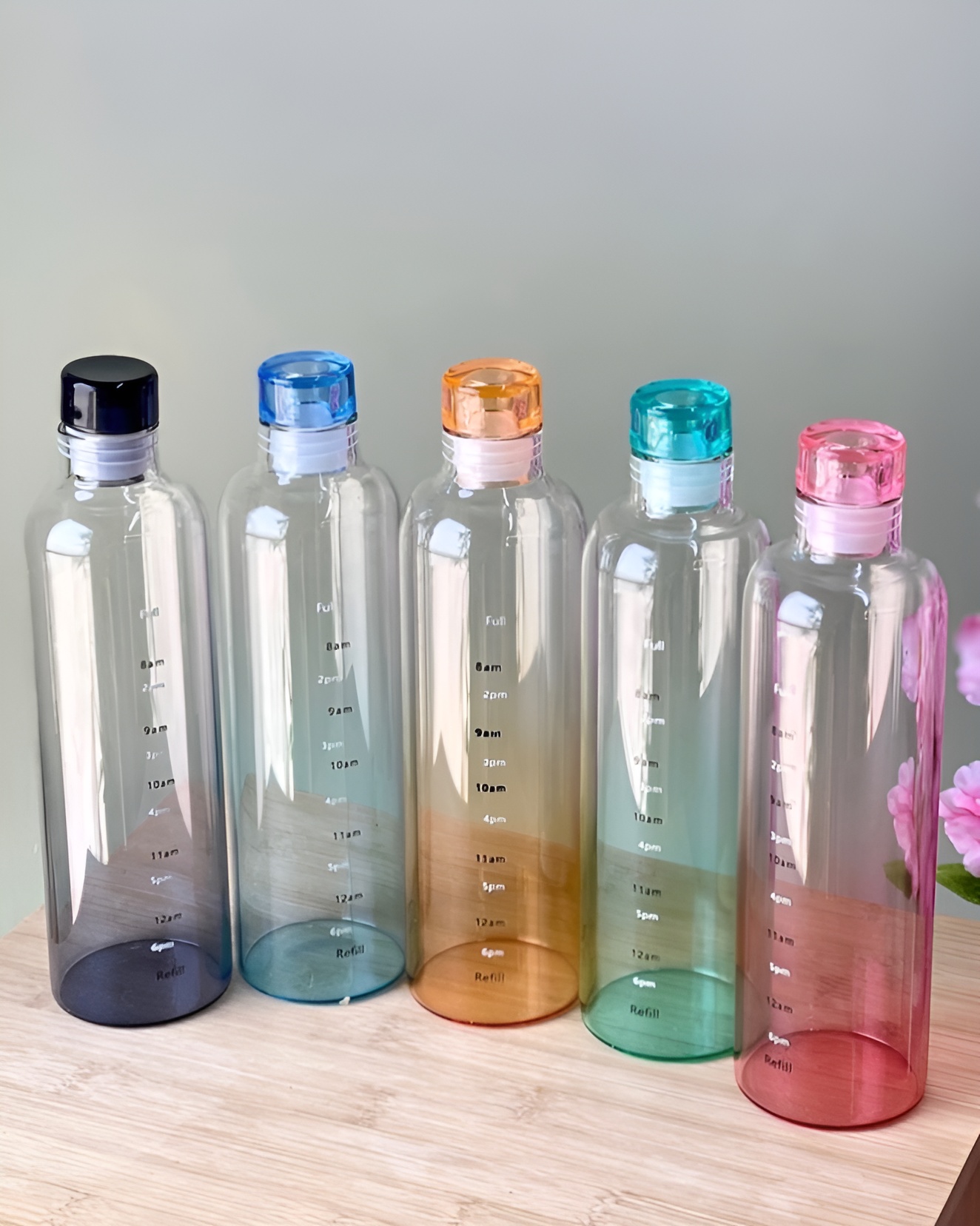 بطری شیشه‌ای رنگی مخصوص آبمیوه