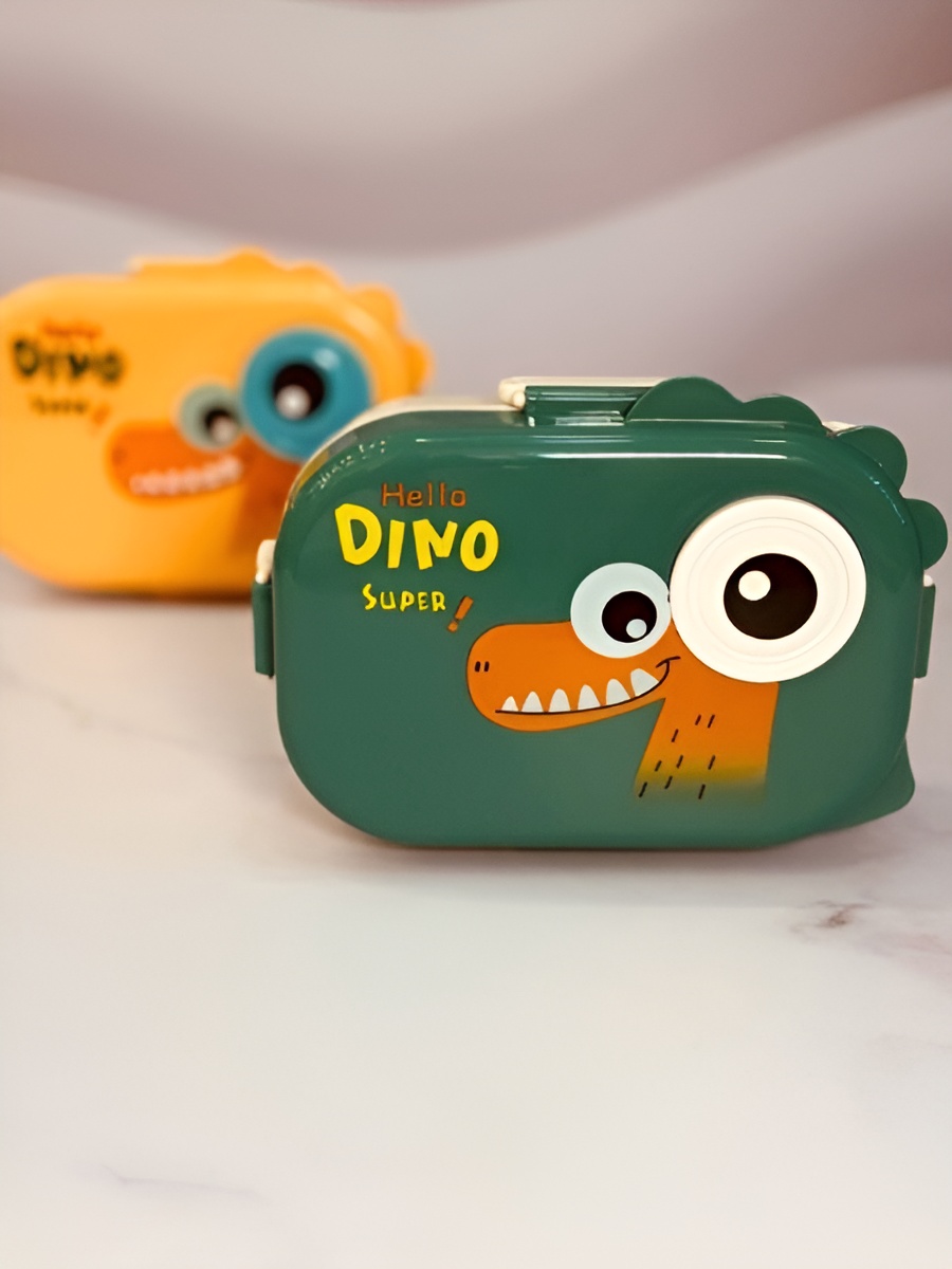 ظرف ناهار فانتزی دوطبقه با طرح دایناسور