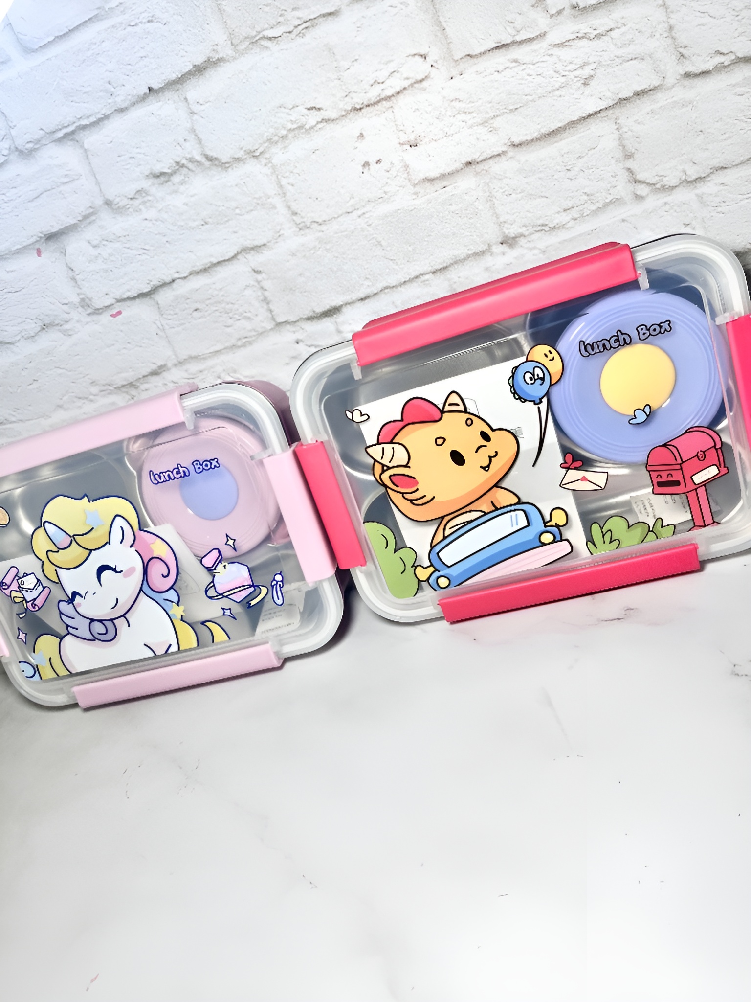 ظرف غذای استیل TODOMOI با طراحی کودکانه