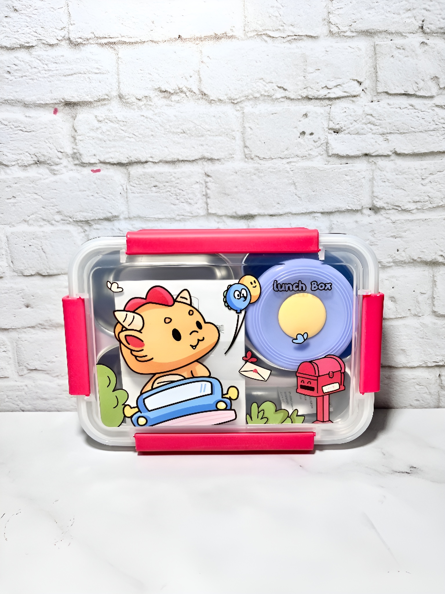 ظرف غذای استیل TODOMOI با طراحی فانتزی