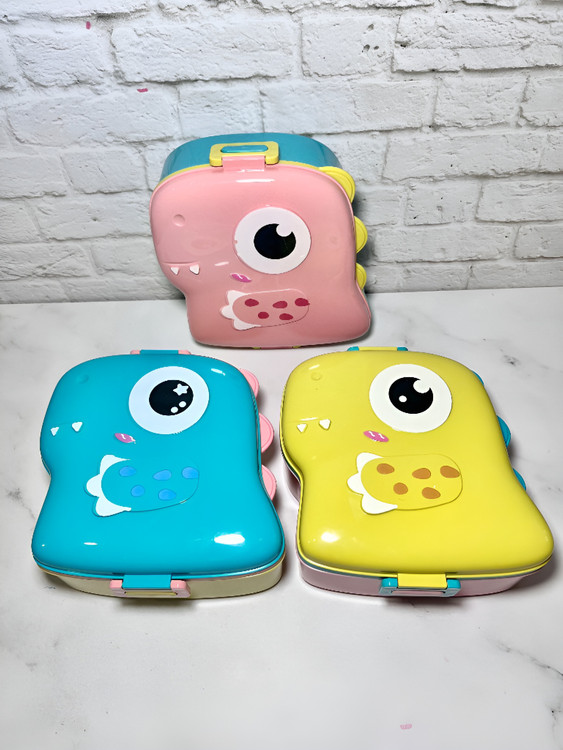 ظرف غذای کودک با طرح دایناسور مناسب مدرسه