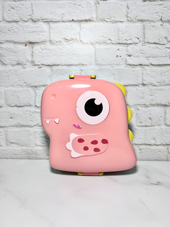 ظرف غذای کودک طرح دایناسور با درب ایمن و ضد نشت