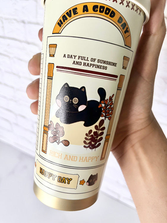 ماگ سفری طرح فانتزی مناسب محل کار و باشگاه