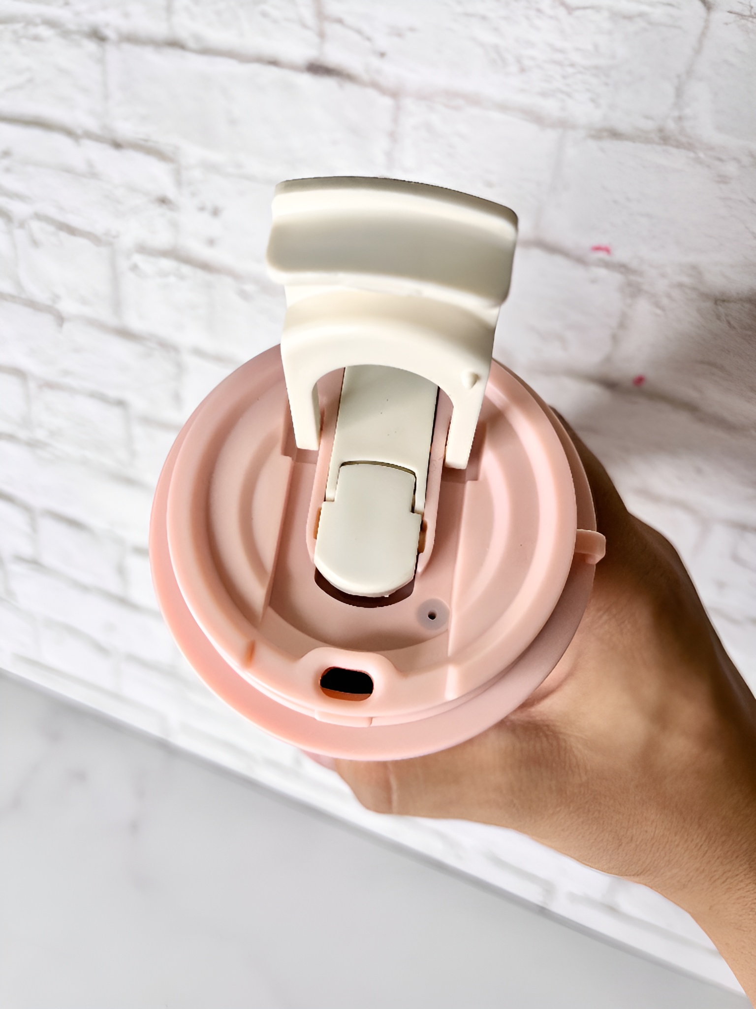 تراول ماگ طرح گلدار با درب محکم و ضد نشت