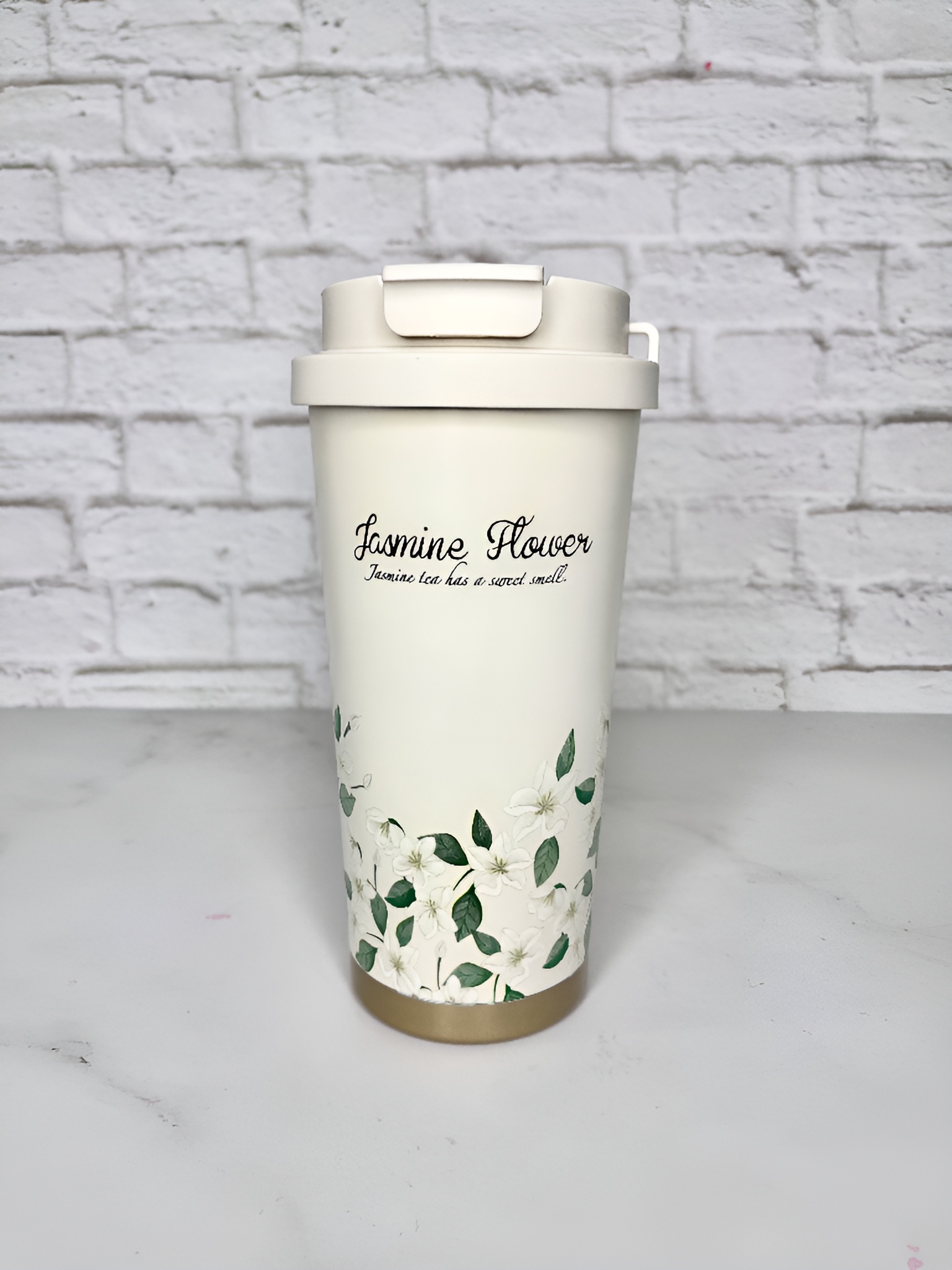 ماگ حرارتی گلدار مناسب سفر و محل کار