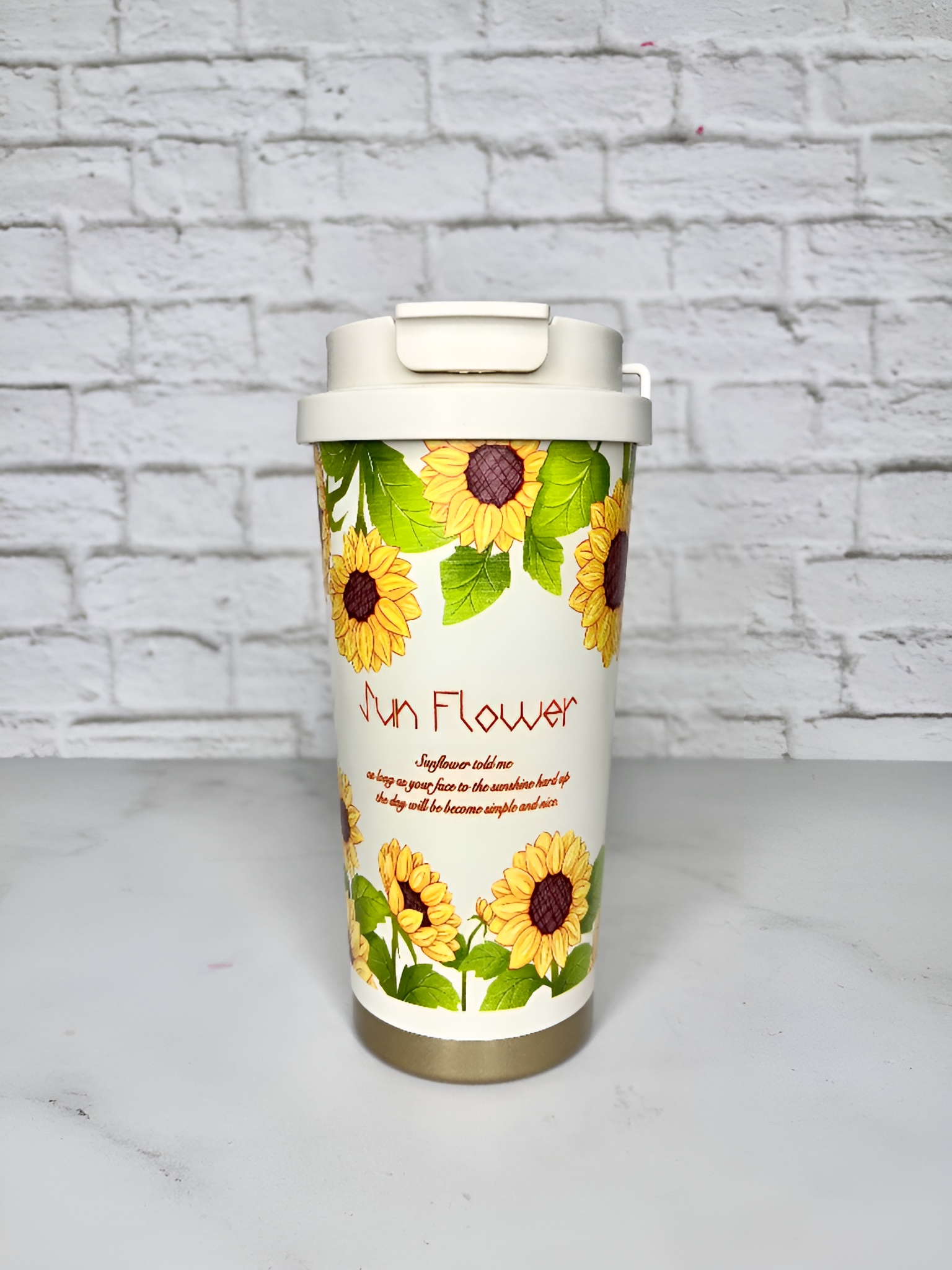 تراول ماگ دو حالته گلدار سبک و قابل حمل