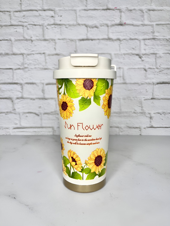 تراول ماگ دو حالته گلدار سبک و قابل حمل