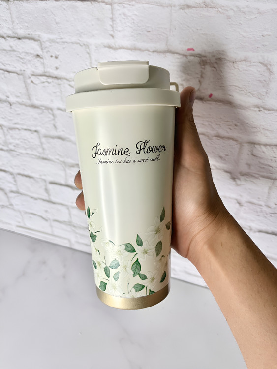 تراول ماگ گلدار با قابلیت استفاده در دو حالت