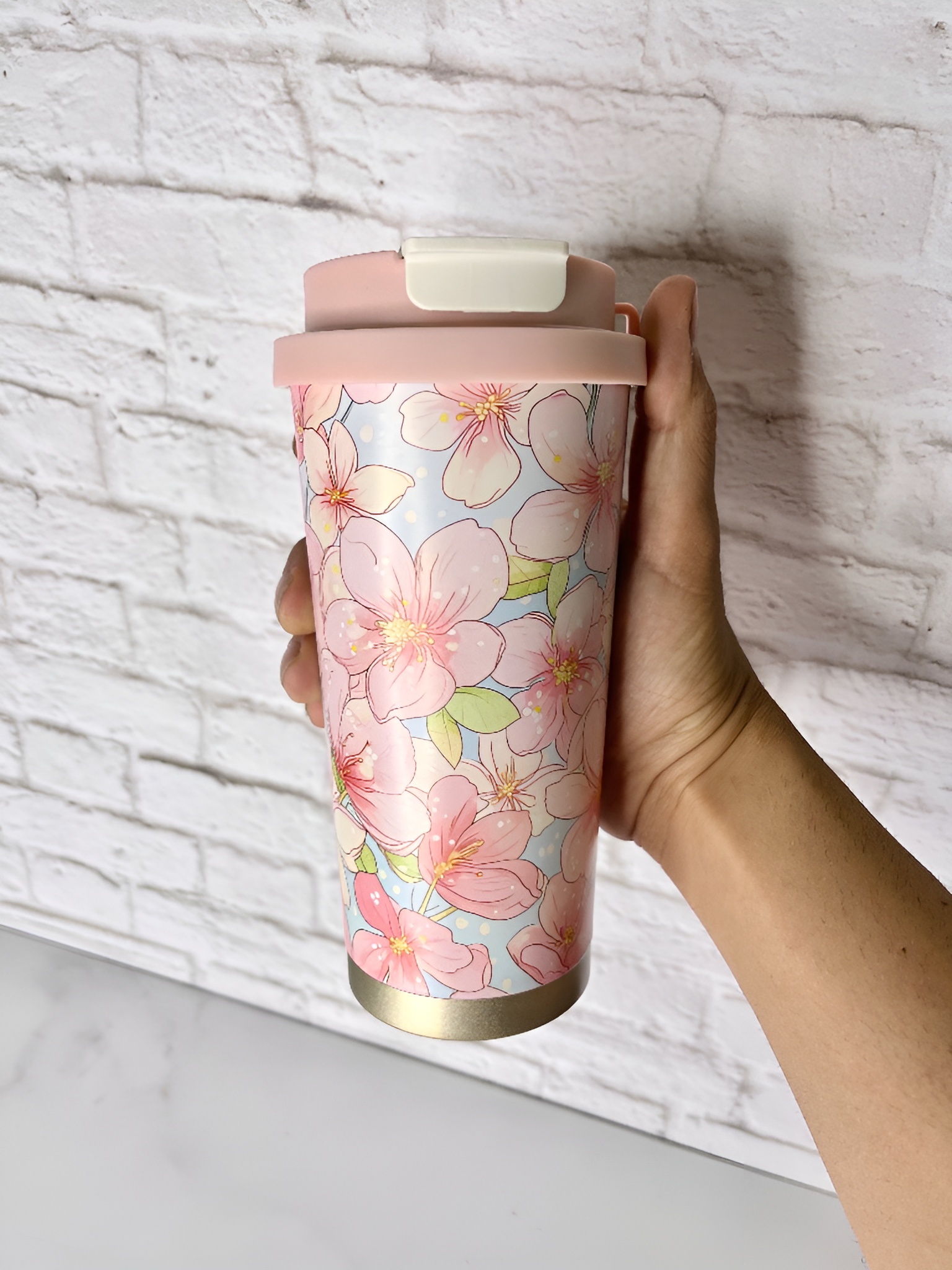 تراول ماگ گلدار مناسب سفر، محل کار و خودرو