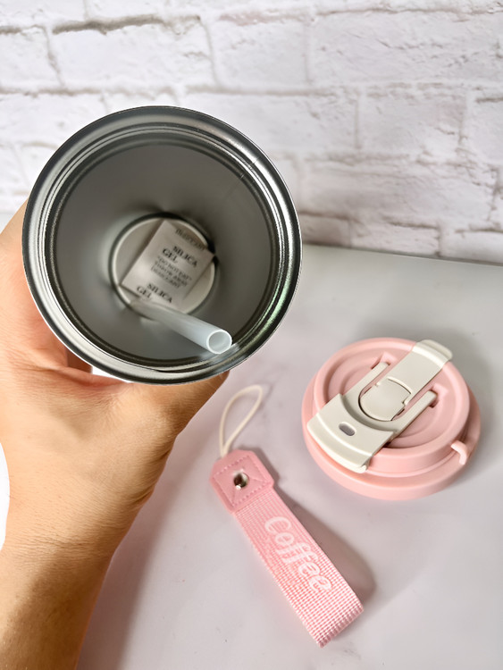 تراول ماگ طرح گل با بدنه مقاوم در برابر حرارت