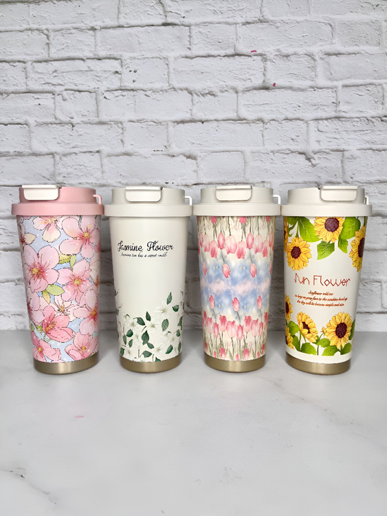 ماگ دو حالته طرح گلدار با ظاهری زیبا و خاص