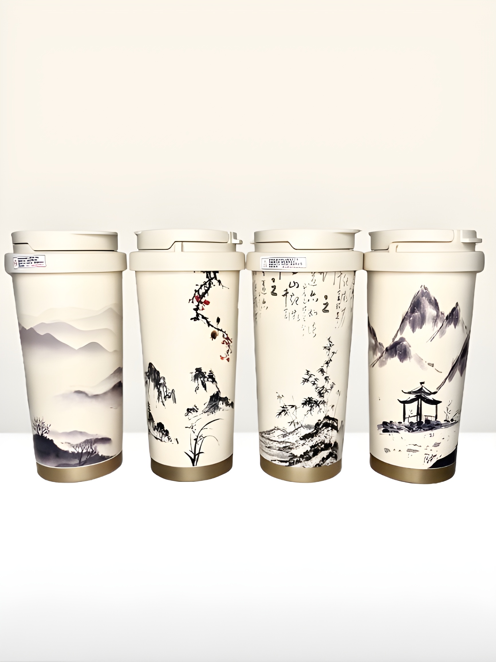 تراول ماگ دو حالته طرح سامورایی 520 میل با طراحی جذاب