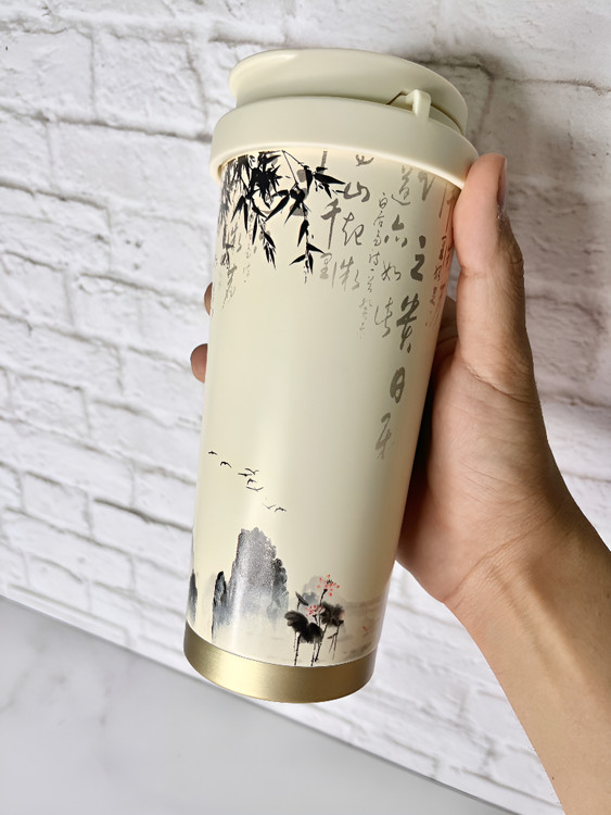 تراول ماگ طرح سامورایی با جنس باکیفیت و مقاوم