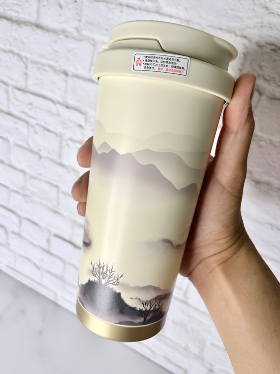 تراول ماگ سامورایی سبک و قابل حمل با طراحی فانتزی