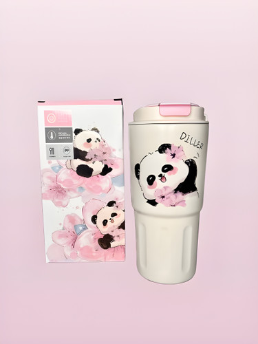 ماگ پاندا 600 میلیلیتری برند Diller مناسب نوشیدنیهای گرم و سرد