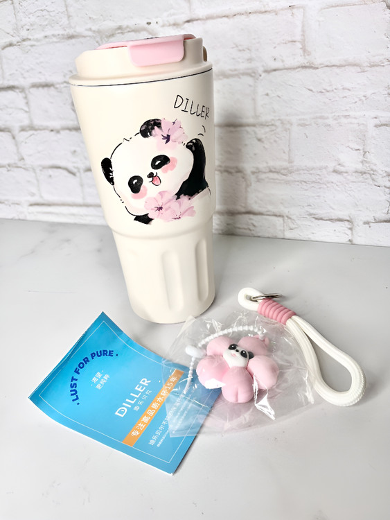 تراول ماگ Diller طرح پاندا با رنگبندی شاد و جذاب