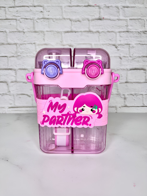 قمقمه دو حالته کودک با بدنه مقاوم و سبک