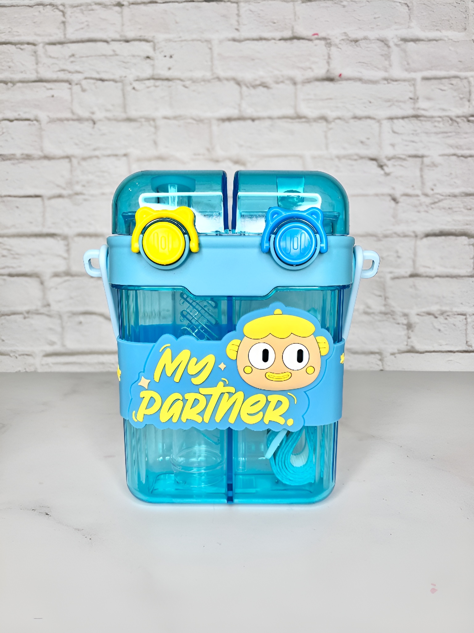 قمقمه کودک با نی سیلیکونی و دسته ارگونومیک