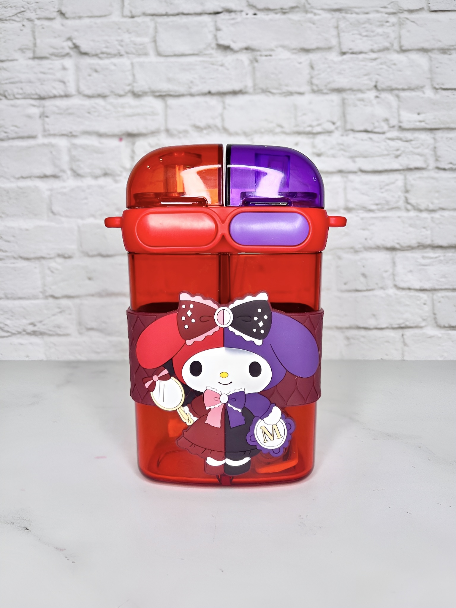 بطری آب کودک دو حالته با طرح‌های فانتزی کارتونی