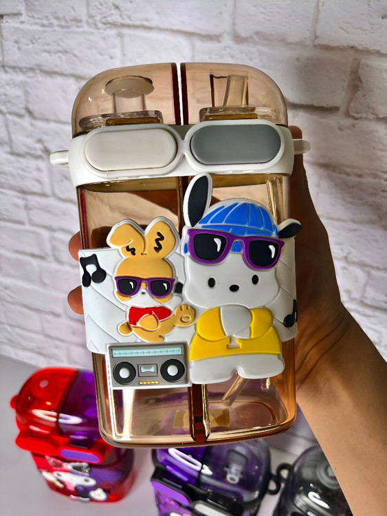 قمقمه کارتونی کودک با رنگهای جذاب و شاد