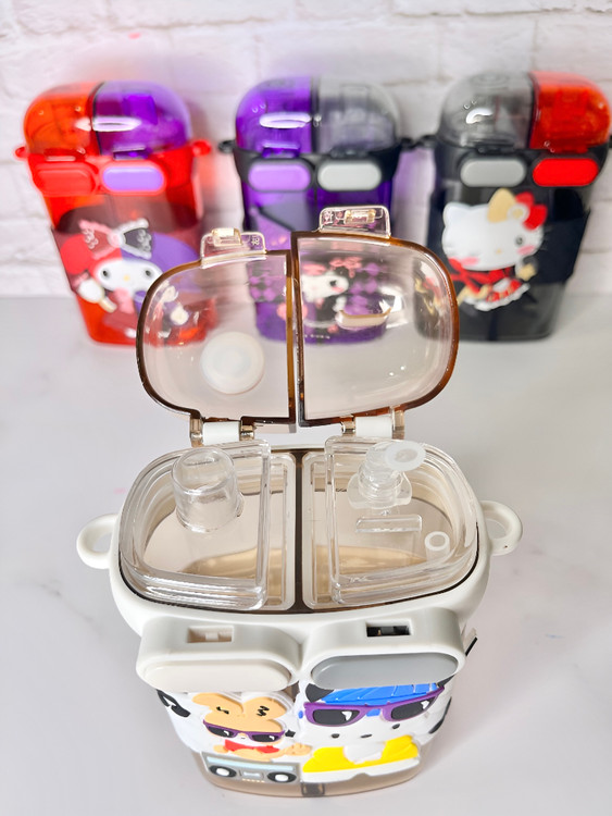 قمقمه کارتونی ضد نشت با درب قفلدار ایمن