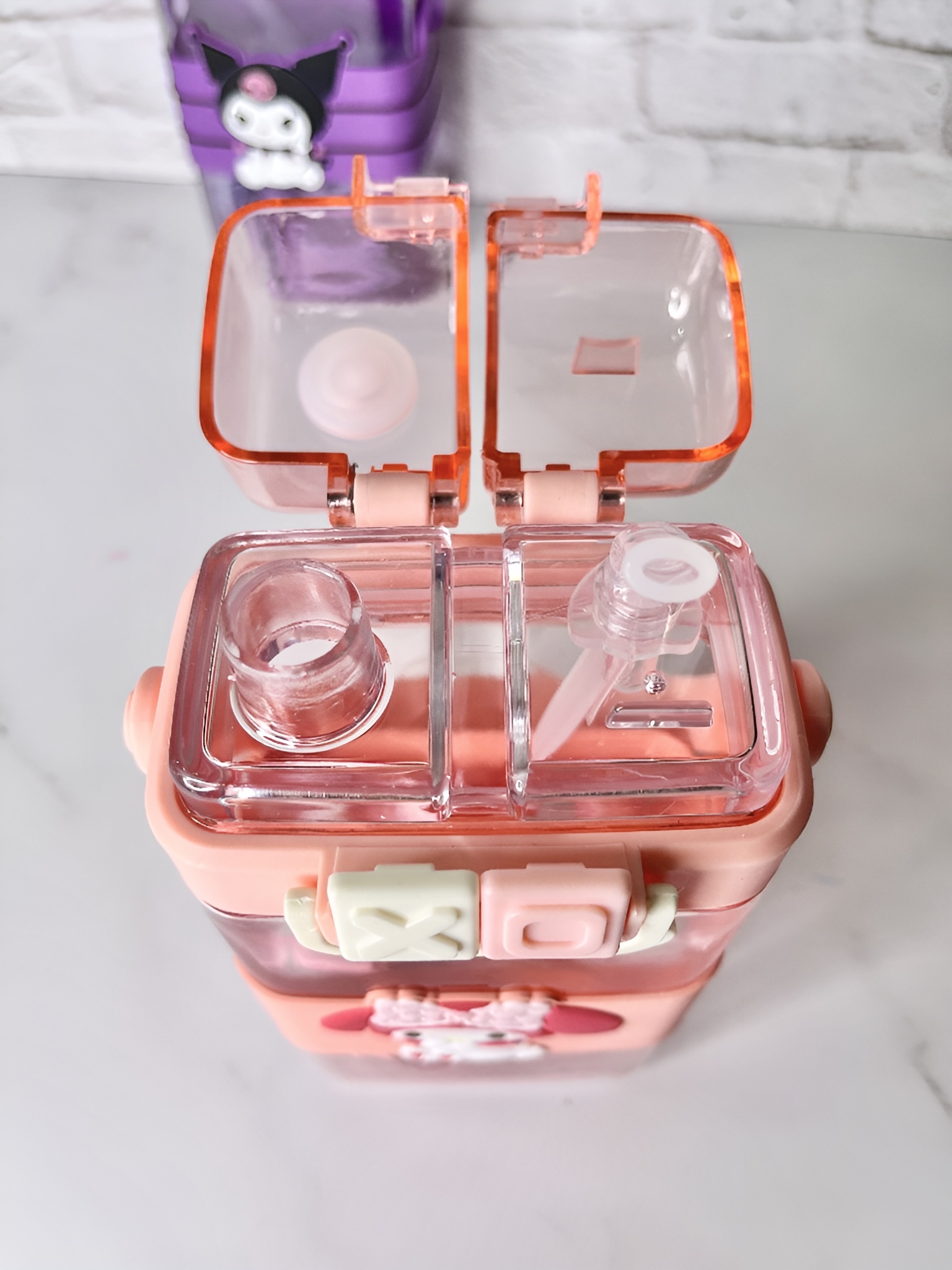 قمقمه دو حالته کودک طرح مای ملودی و کورومی ضد نشت