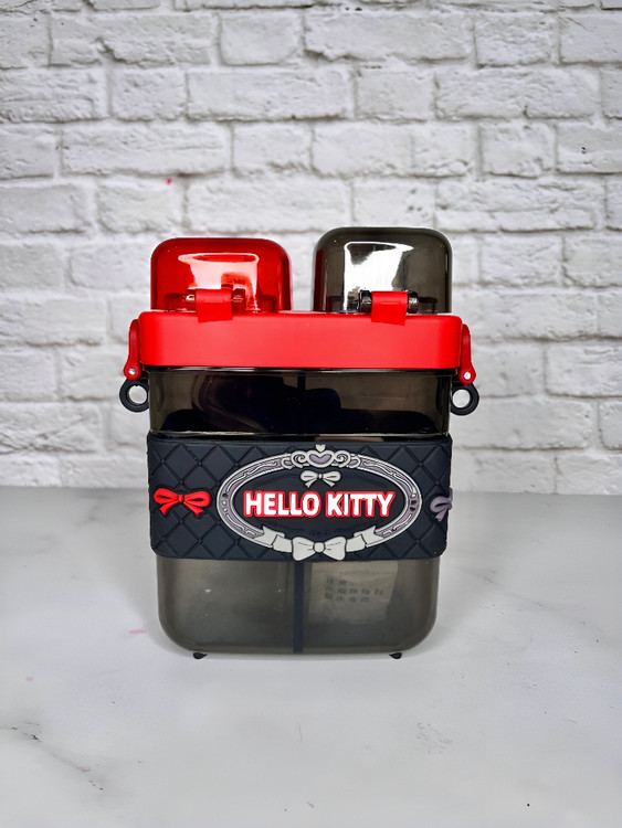 بطری آب کودک طرح کارتونی دو حالته با بدنه مقاوم