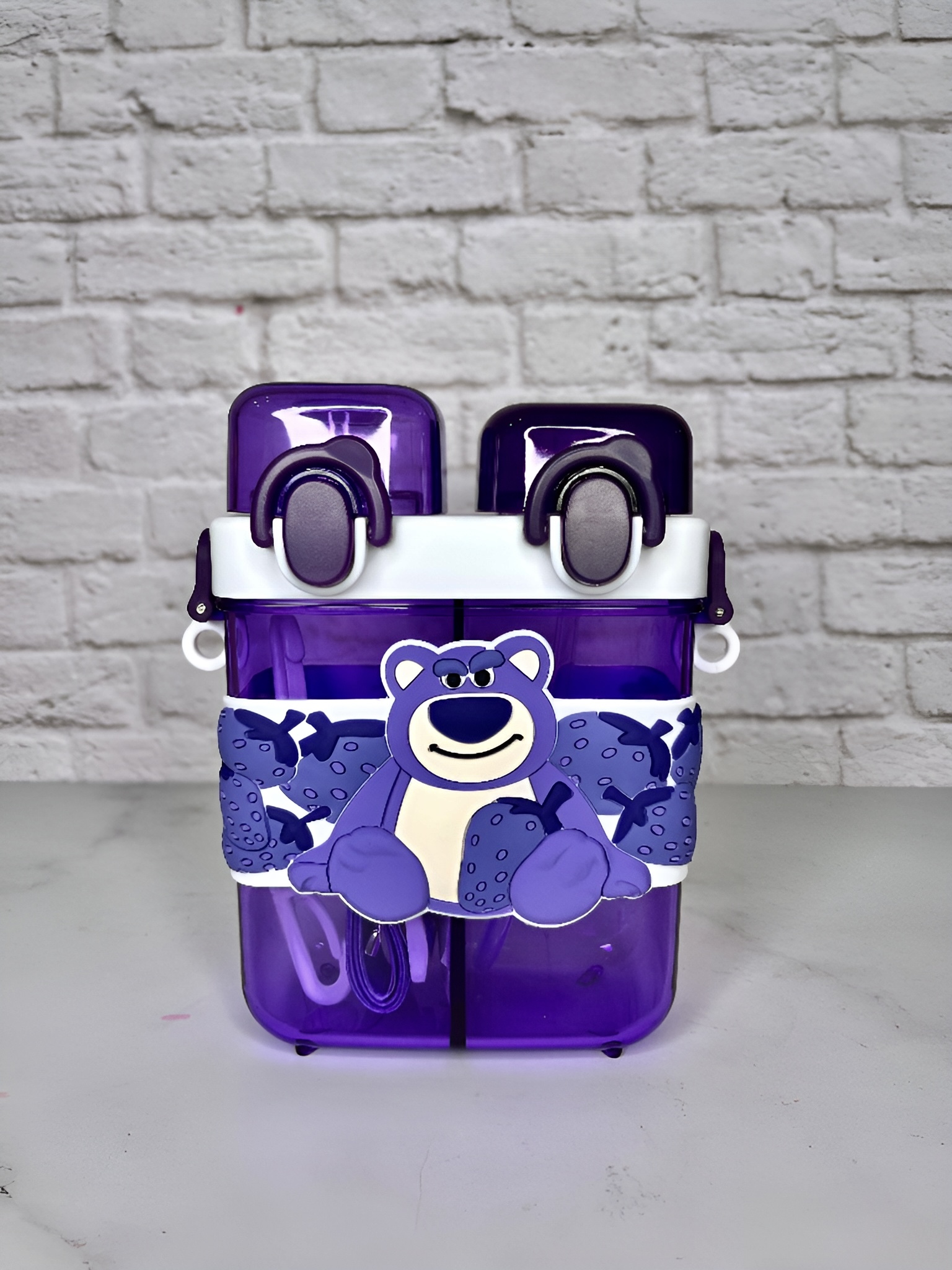 قمقمه کودک فانتزی با دو حالت استفاده نی و لیوان