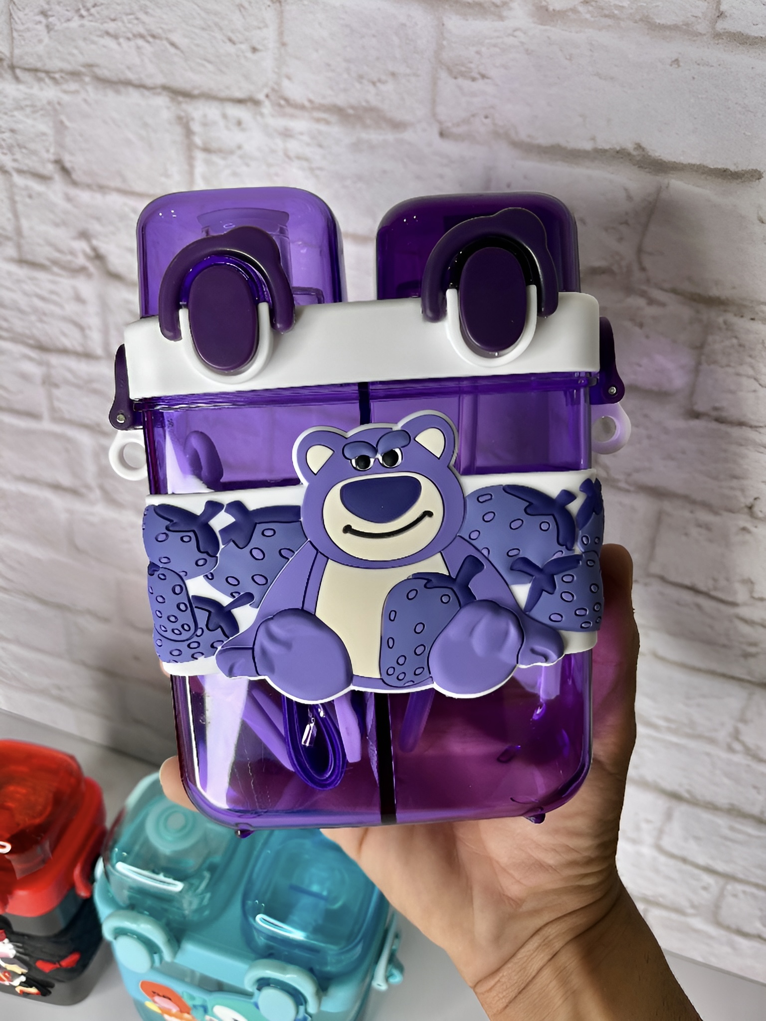 قمقمه دو حالته کودک با نی نرم و طراحی ارگونومیک