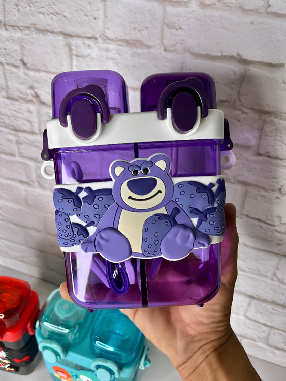 قمقمه دو حالته کودک با نی نرم و طراحی ارگونومیک