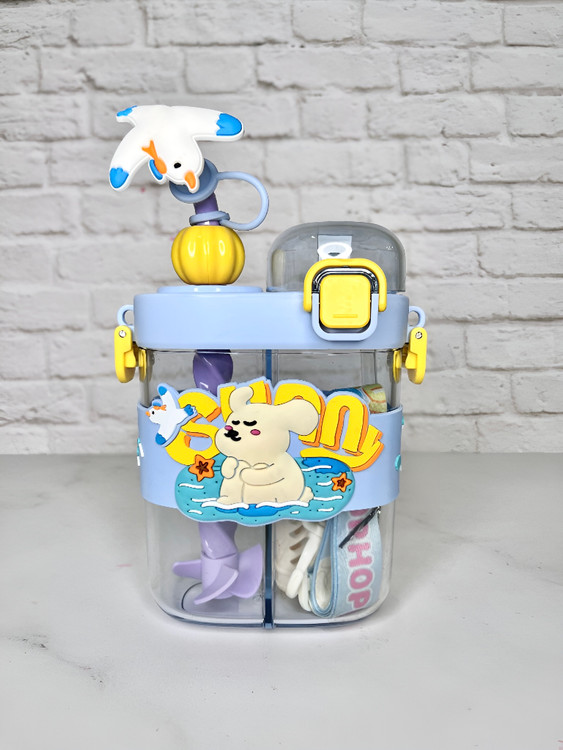 قمقمه کودک اسپینر دار با طرحهای کارتونی حیوانات