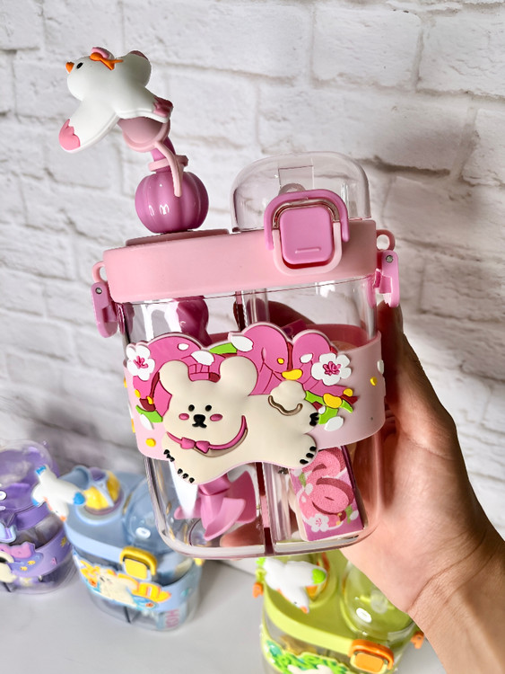 قمقمه کودک طرح حیوانات با درب محکم و کیفیت بالا