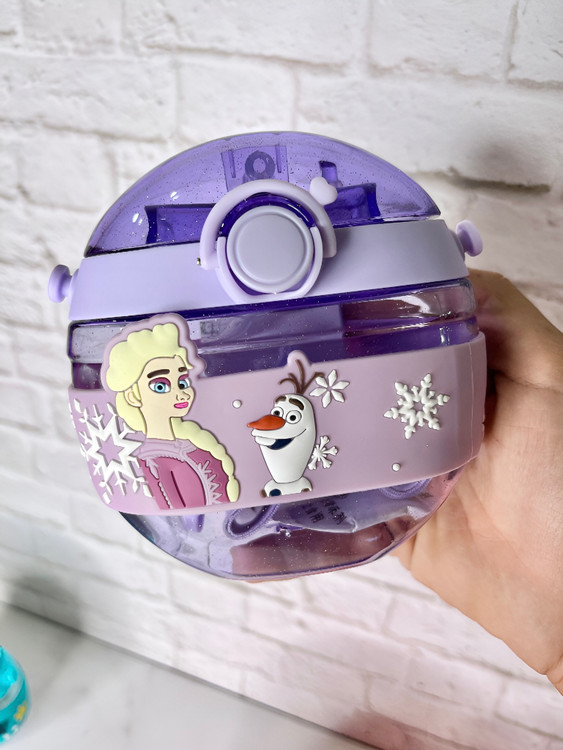 قمقمه کودک طرح دونات با بدنه مقاوم و رنگ ثابت