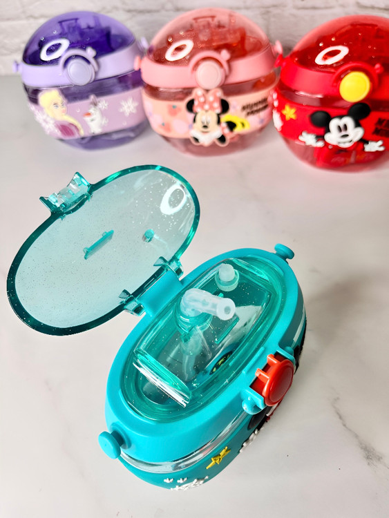 قمقمه کودک با لبی پستونکی و طراحی دوناتی فانتزی