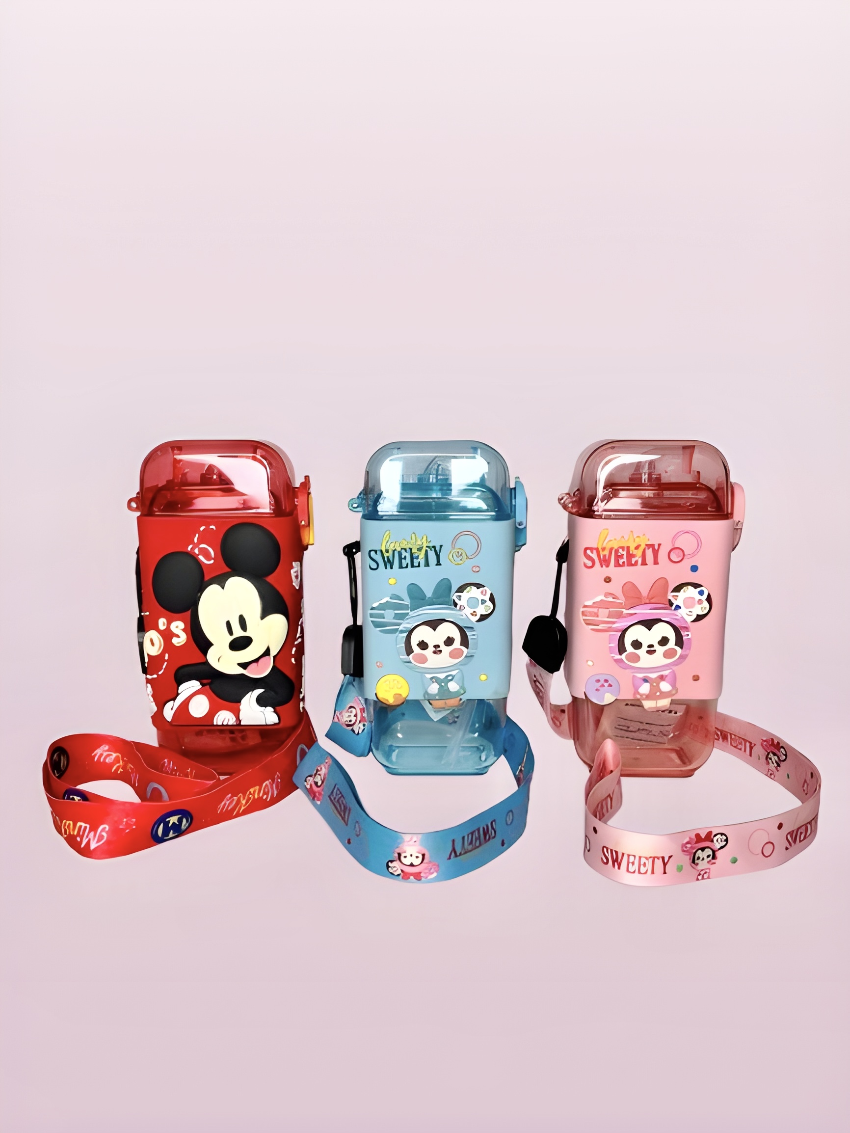 قمقمه کودک مدل کتابی با لبی پستونکی طرح کارتونی جذاب