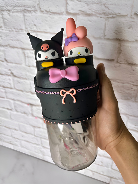 قمقمه کودک دو حالته با طراحی زیبا و بند حمل راحت