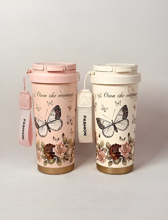 تراول ماگ فانتزی با لبی دو حالته و راحت برای نوشیدن