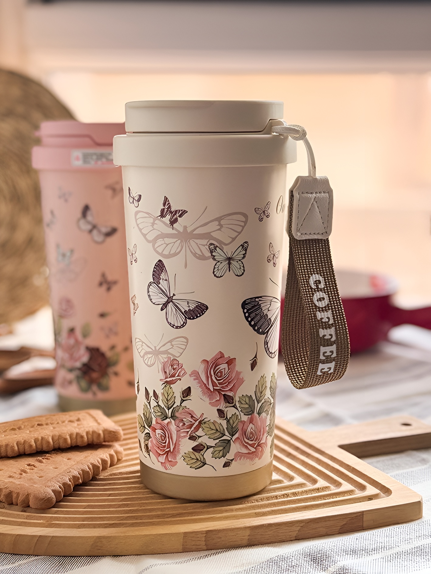 تراول ماگ دو حالته با طراحی شیک و مدرن برای سفر